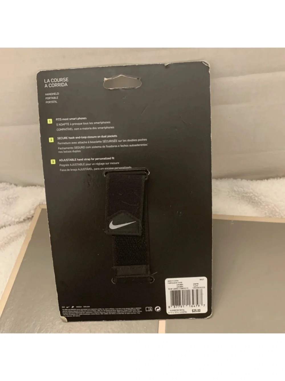 🦋🎯 Nike Running Equipment Handheld Phone Case Hand Strap Exercise Workout NWT